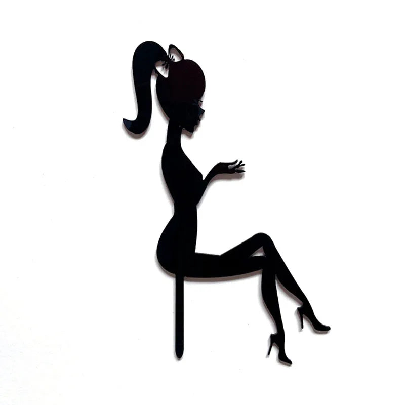 Cake Topper « Mr & Mrs » Acrylique Doré