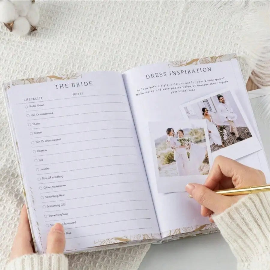 Agenda Planificateur de Mariage – Couverture Rigide 164 pages