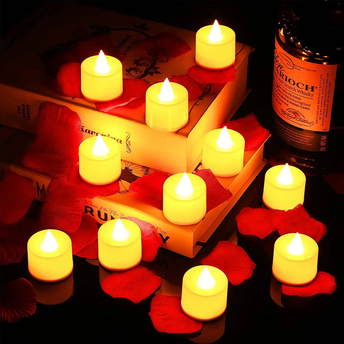 Bougies LED Sans Flamme – Lot de 12