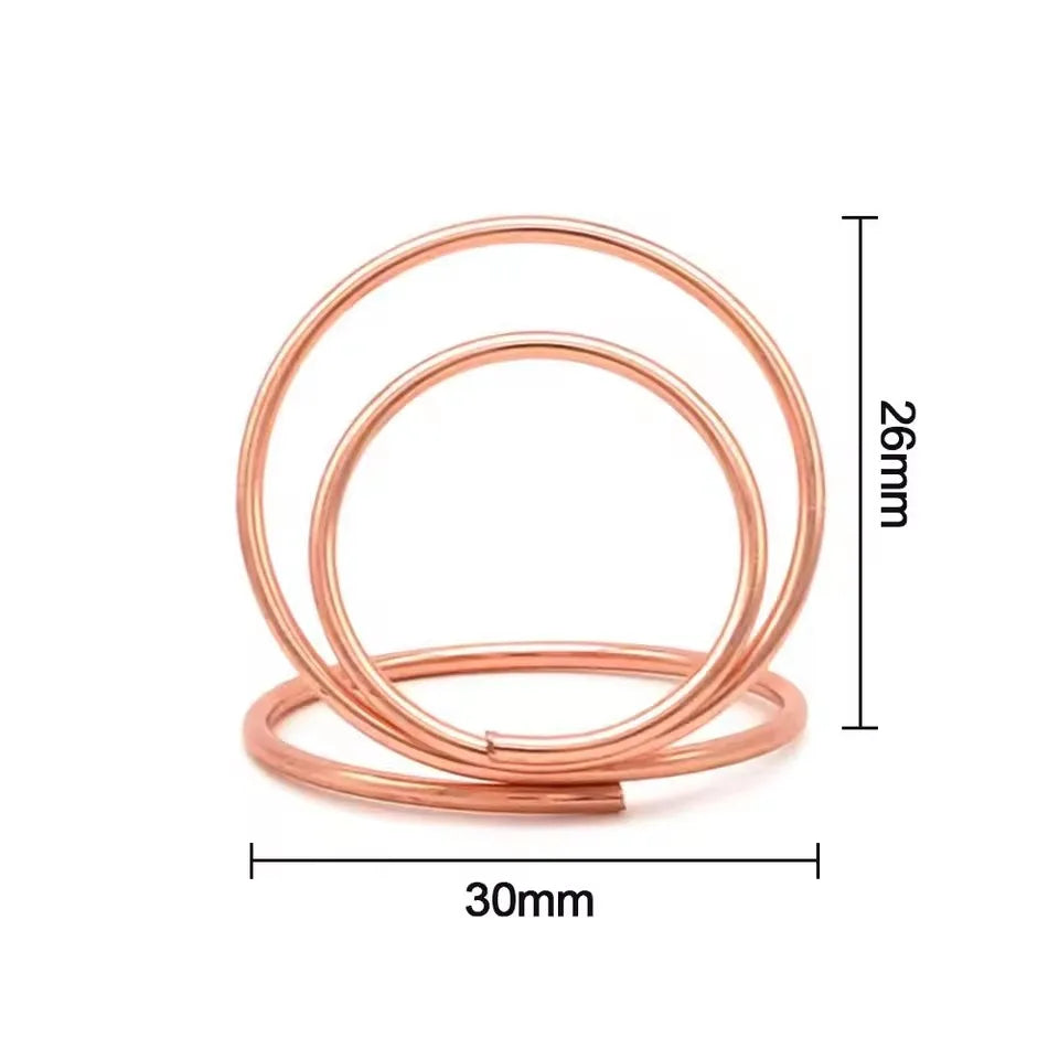 Porte-Numéros de Table Dorés – Lot de 10