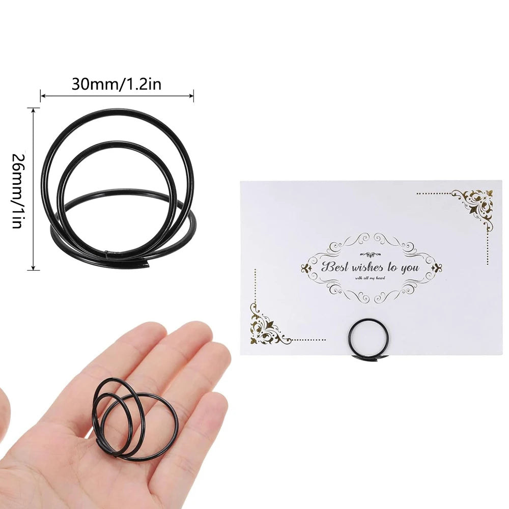 Porte-Numéros de Table Dorés – Lot de 10